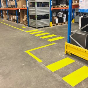 Belijning bedrijfsvloer door Van Heusden Werken