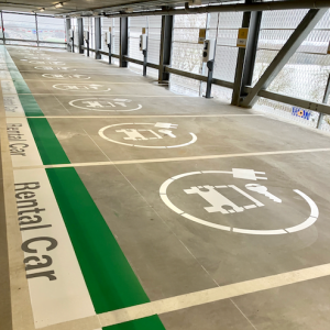 marketing oplaadpunt e-Car door Van Heusden Werken