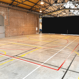 Belijning sportveld door Van Heusden Werken